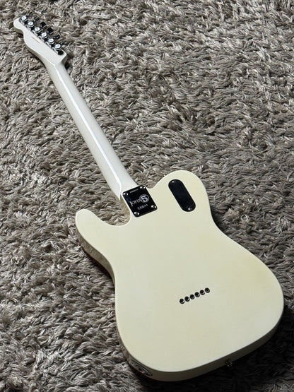 Fender John 5 Ghost Telecaster with Maple FB in Arctic White J5220177