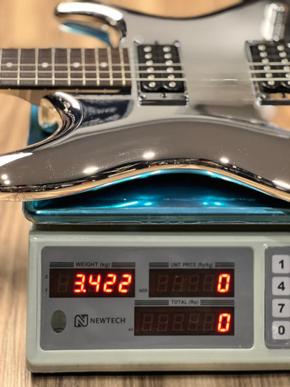 Ibanez JS3CR Joe Satriani Signature w/Case In Chrome Boy F2430683