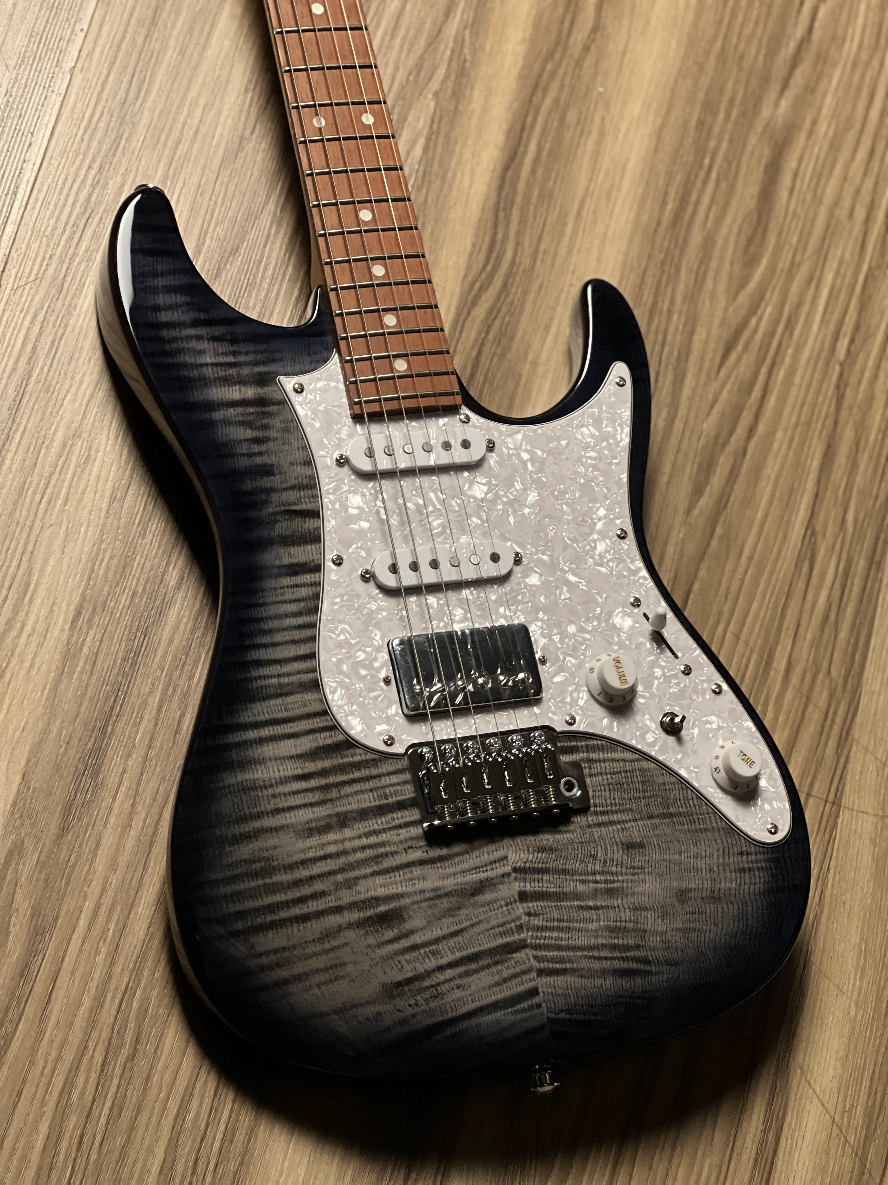 Ibanez AZ22S1F TKS in Transparent Black Sunburst – nafiriguitar.com
