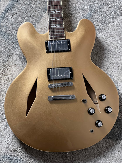 Soloking SDG-335 Dave Grohl Style Tribute in Gold Metallic