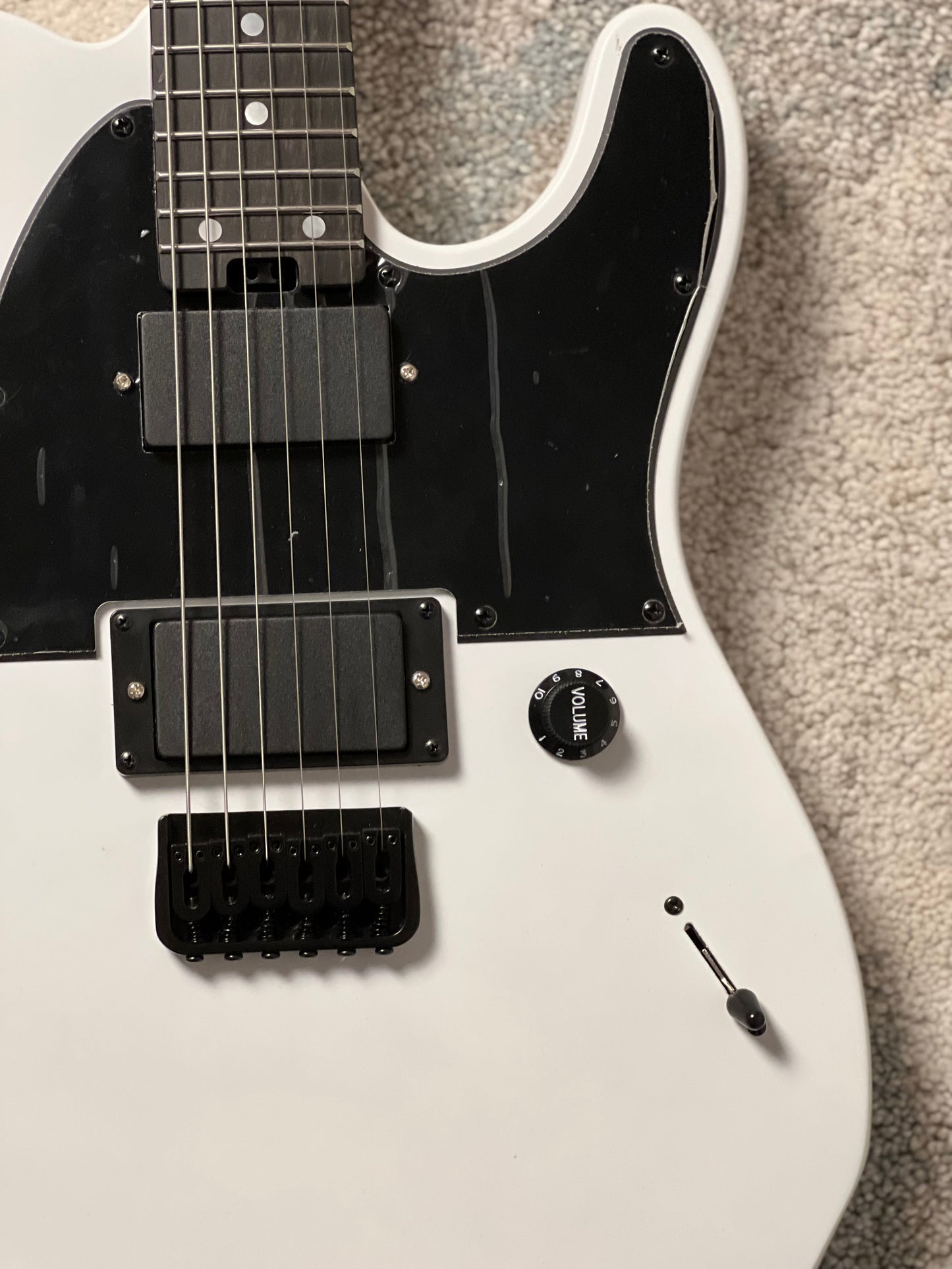 Soloking MT-1 Deluxe HH 24 in Satin White Matte Nafiri Special Run JESCAR