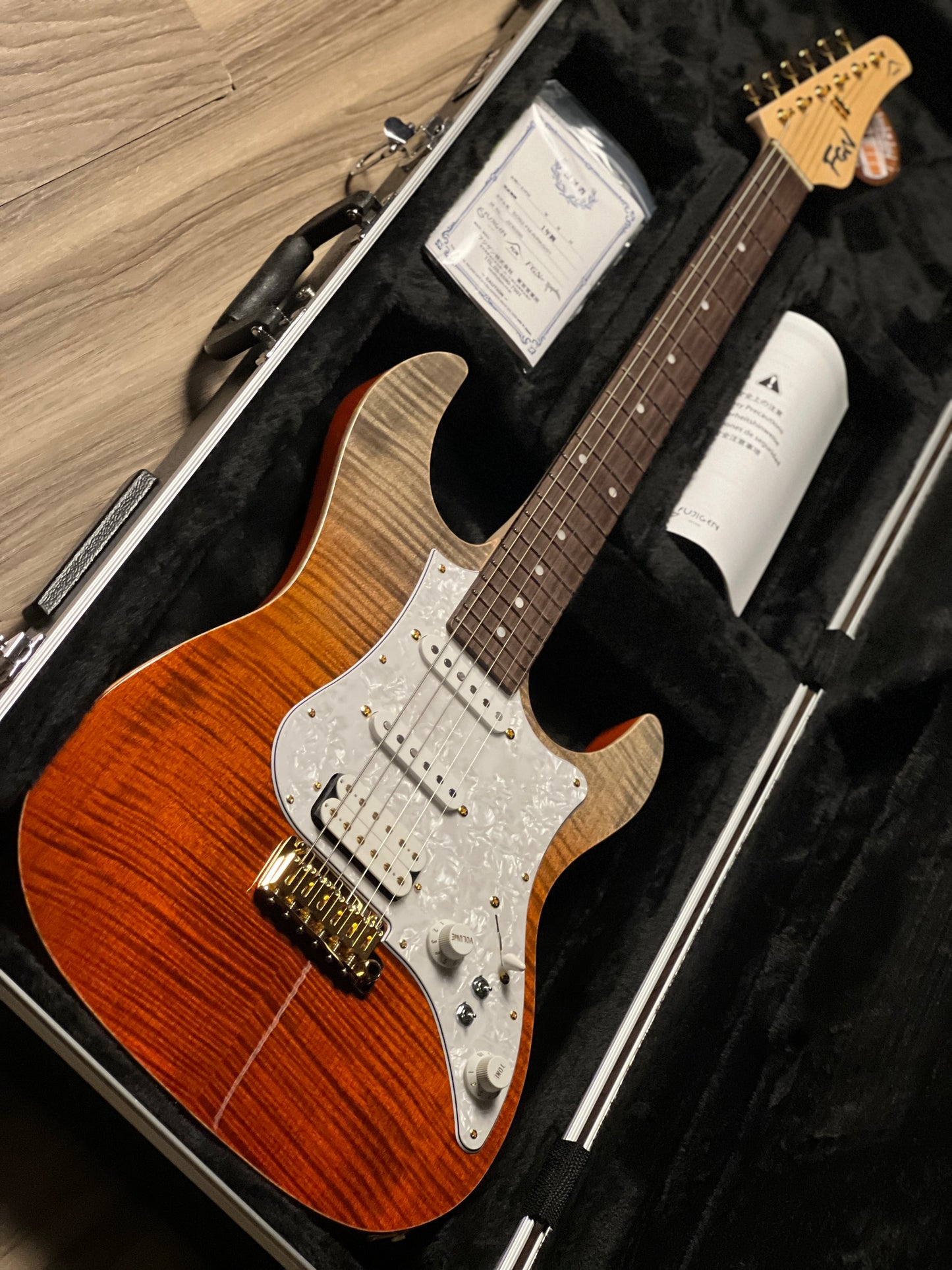 Fujigen FGN Expert EOS2-FM-R Odyssey in Ripe Kaki Gradation J230350