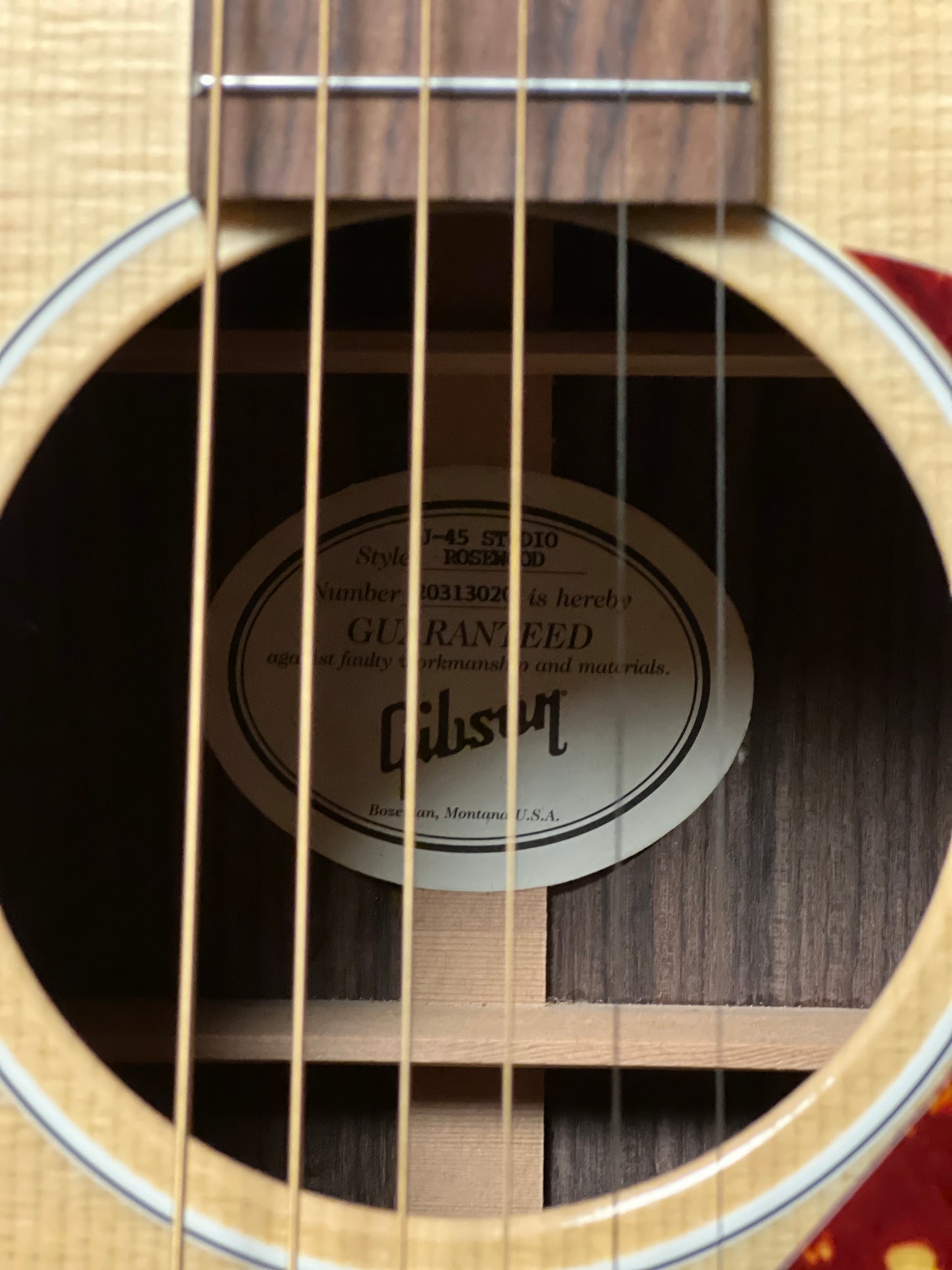 Gibson Montana J-45 Studio Rosewood Acoustic in Antique Natural 20313020