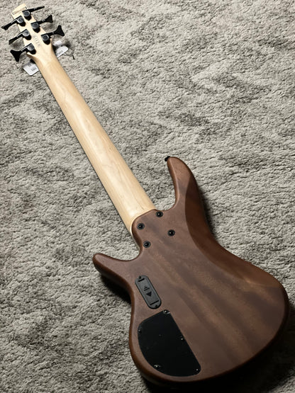 Ibanez GSR206B-WNF 6-String Bass Guitar in Walnut Flat