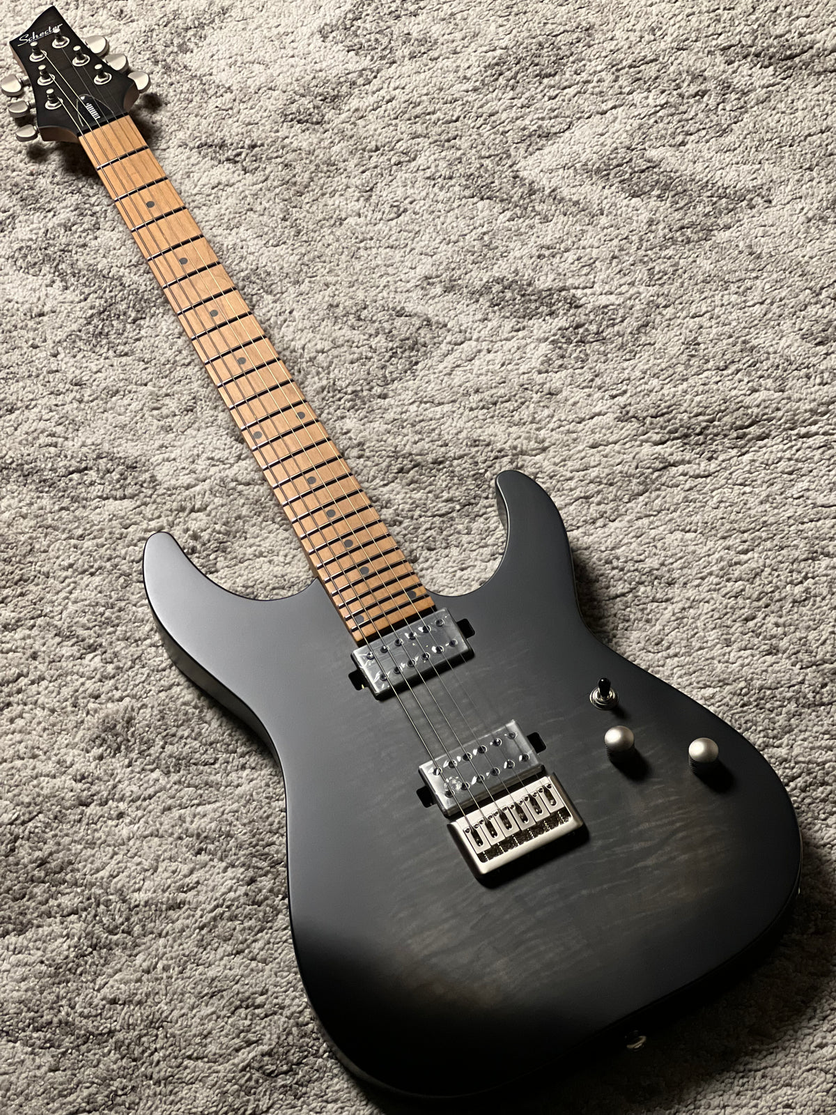 Schecter C-1 Standard Plus in Trans Black Burst
