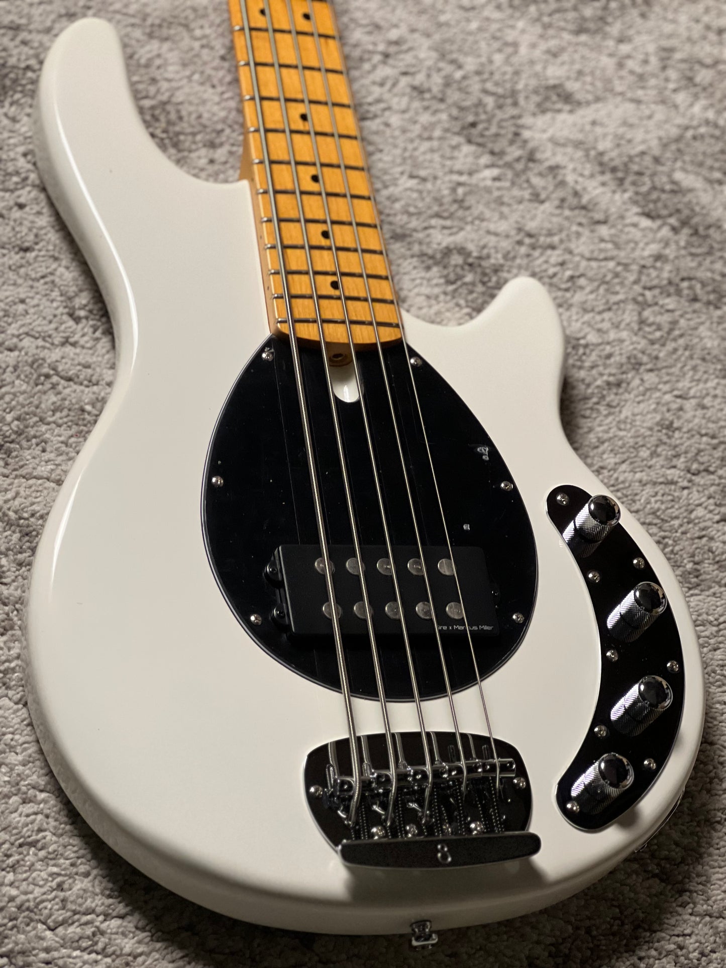 Sire Marcus Miller Z3 5-String Bass Guitar in Antique White