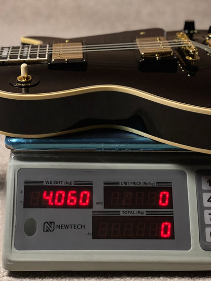 Gibson 1968 Les Paul Custom Reissue Gloss in Ebony w/Case 503938