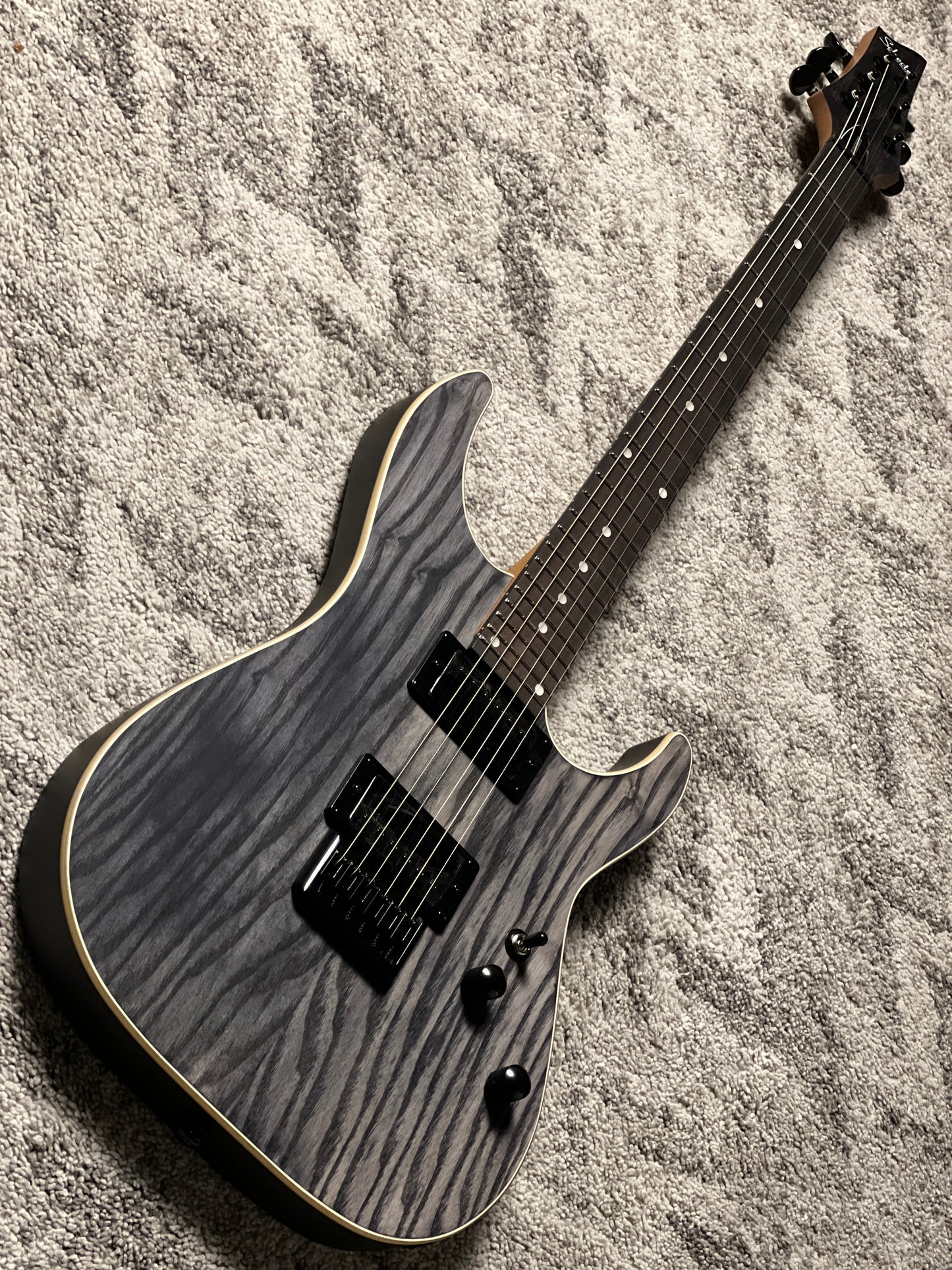 Schecter C-1 Standard in Charcoal Satin