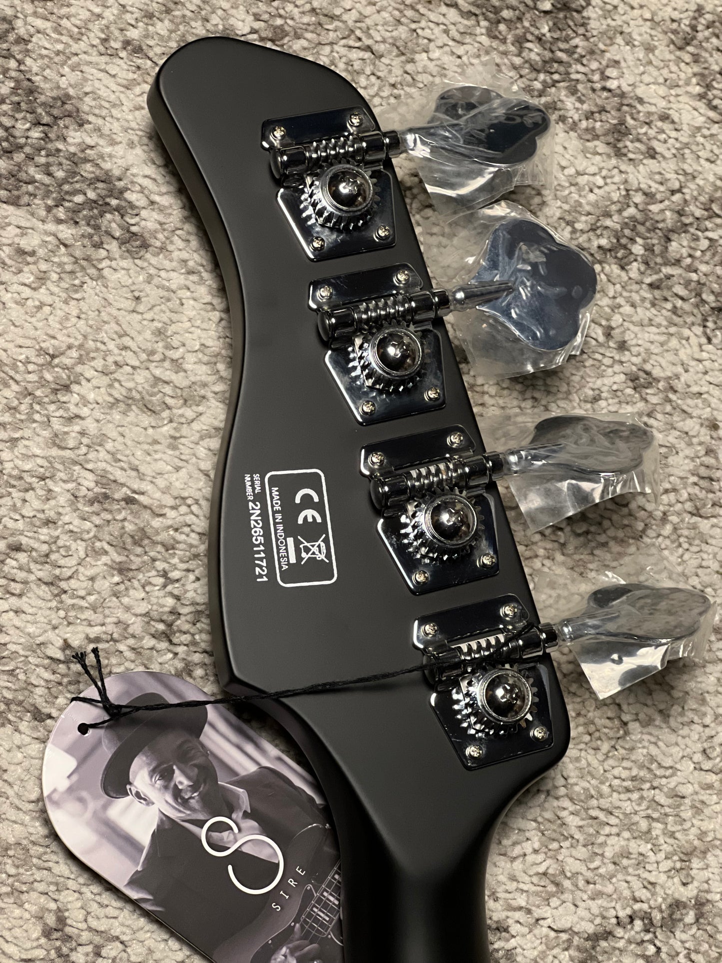 Sire Marcus Miller V3-4 New Gen Electric Bass Guitar in Black Satin