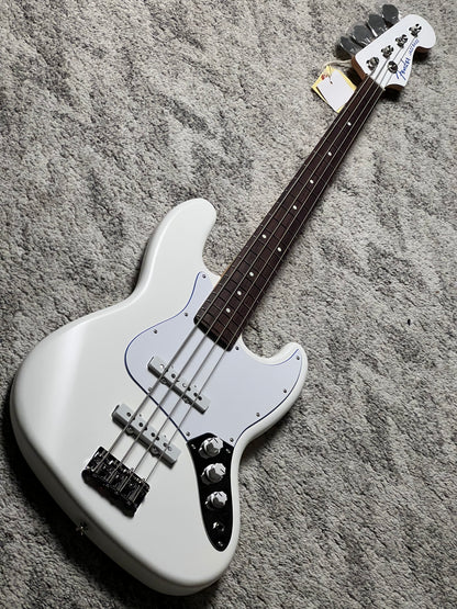 Fender MIJ Limited Jazz Bass with RW FB in Blanc JD25024982
