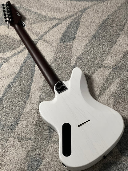 Soloking MJM-1 Custom Baritone HH with Wenge Neck in Open Pore White