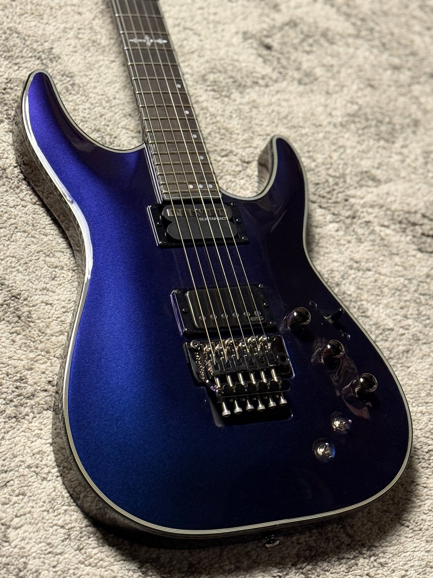 Schecter Hellraiser Hybrid C-1 FR S UV in Ultra Violet W24101130