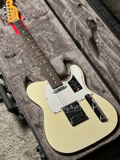Fender American Ultra Telecaster with Rosewood FB in Arctic Pearl