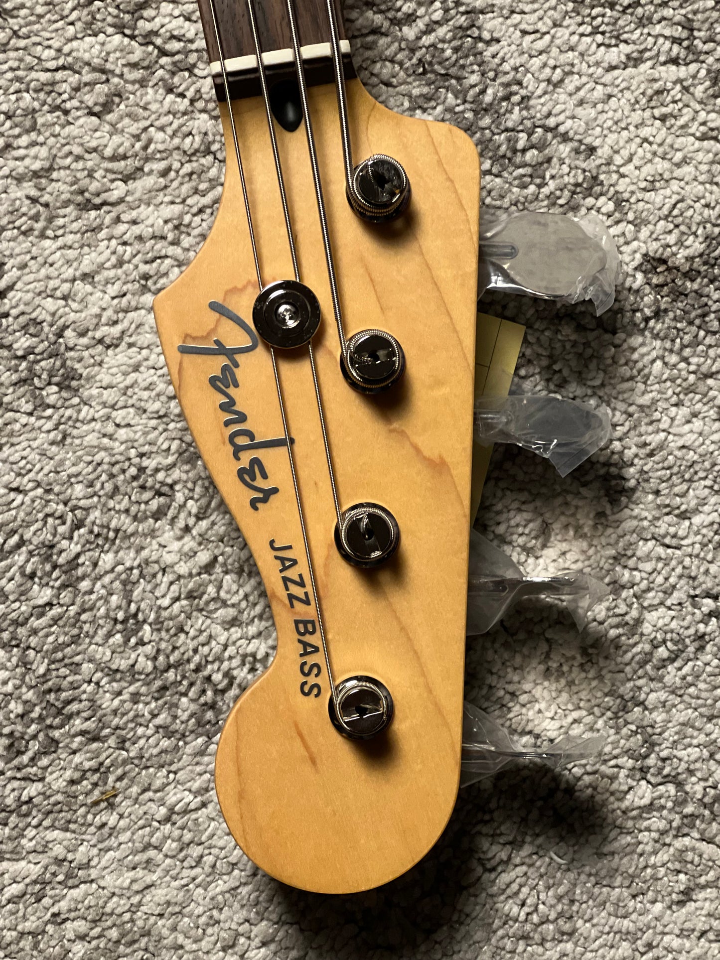 Fender MIJ Limited Jazz Bass Guitar with RW FB in Raw Ash Vintage Natural JD25010606