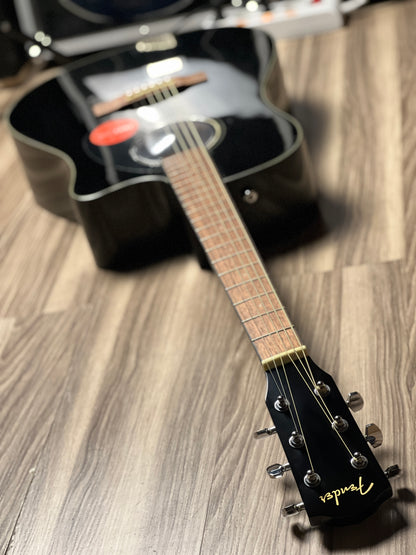 Fender CD60S Solid Top Dreadnought Acoustic Guitar in Black