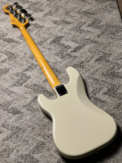 Fender Japan Hama Okamoto Signature Precision Bass in Olympic White with Rosewood FB
