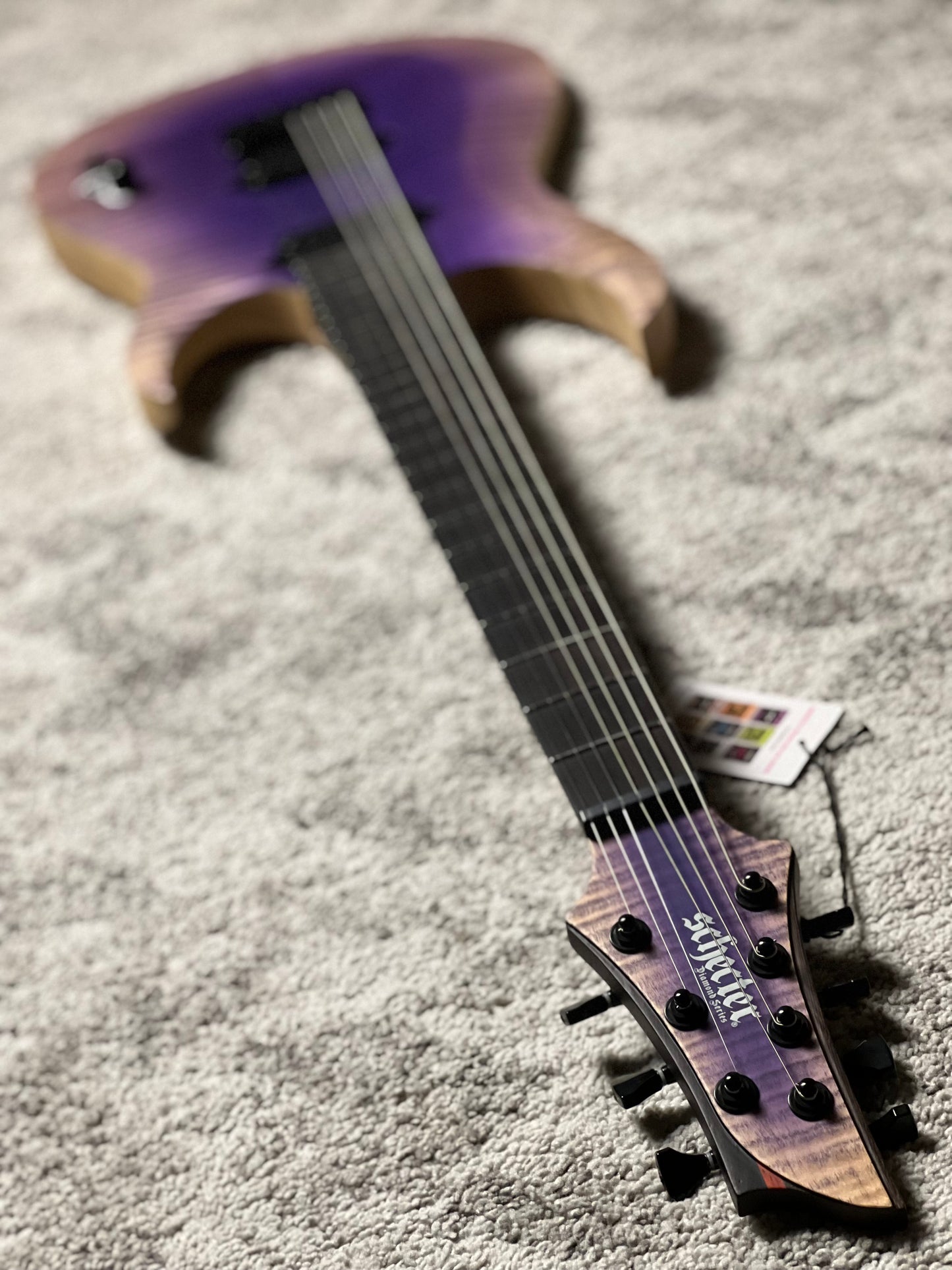 Schecter John Browne Tao-7 in Ozone Burst W26010932