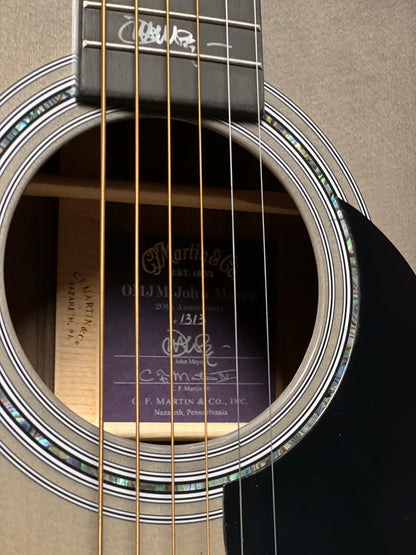 Martin OMJM John Mayer 20Th Anniversary with Platinum Gray Burst #1313