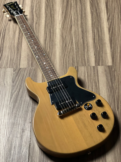 Epiphone 1960 Les Paul Special Double Cut Reissue in TV Yellow with Case 25011522191