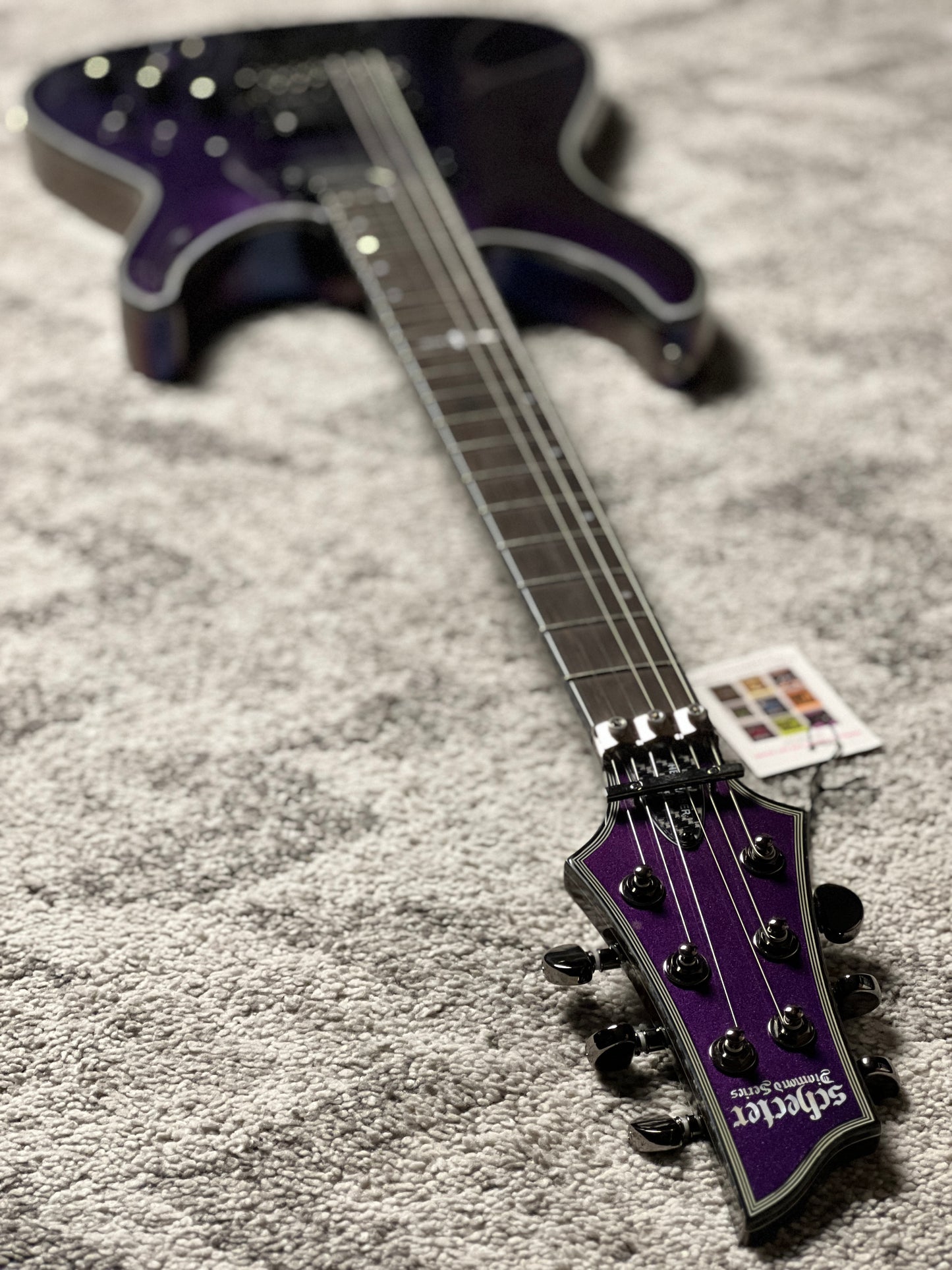 Schecter Hellraiser Hybrid C-1 FR S UV in Ultra Violet W24111648