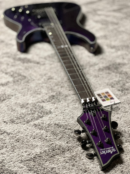 Schecter Hellraiser Hybrid C-1 FR S UV in Ultra Violet W24111648
