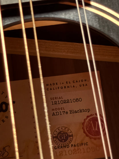 Taylor American Dream AD17e Acoustic Electric สีดำท็อป 