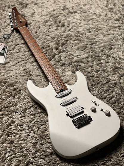 Soloking MS-1 Custom 22 HSS Flat Top in Satin White Matte Nafiri Special Run