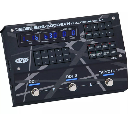 Boss SDE-3000EVH Dual Digital Delay Pedal