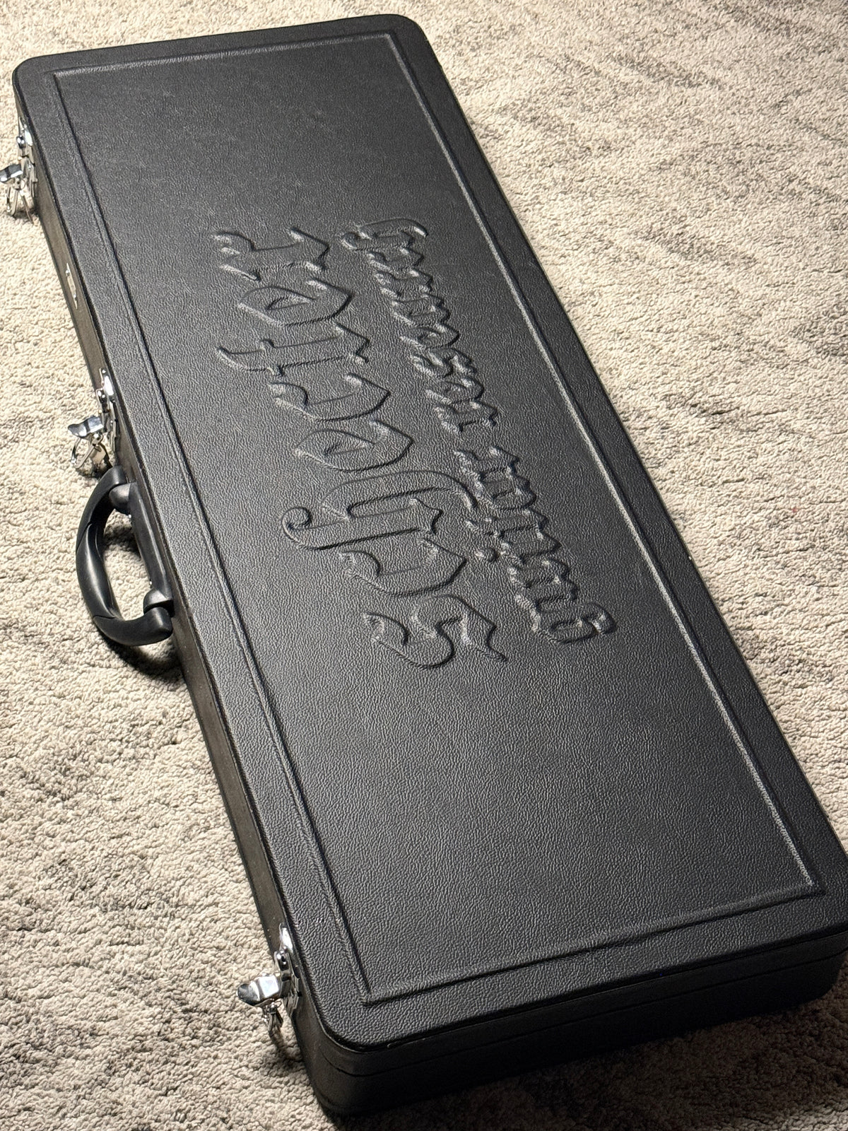 MOD Case Schecter Wooden Coffin Case in Black (Fit for Omen / Demon / Banshee / C-1 / Etc)
