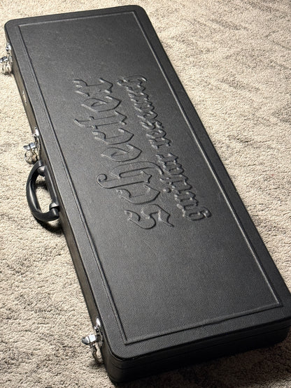 MOD Case Schecter Wooden Coffin Case in Black (Fit for Omen / Demon / Banshee / C-1 / Etc)