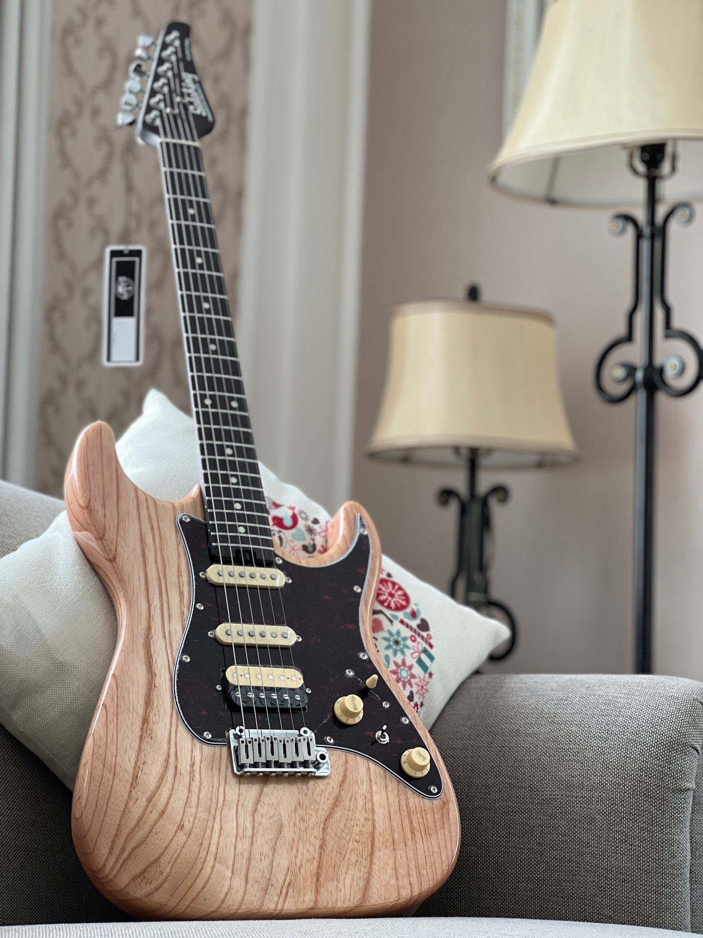 Soloking MS-1 Classic ASH สีเหลืองธรรมชาติ พร้อมชิ้นเดียว Rosewood Neck Nafiri Special Run 