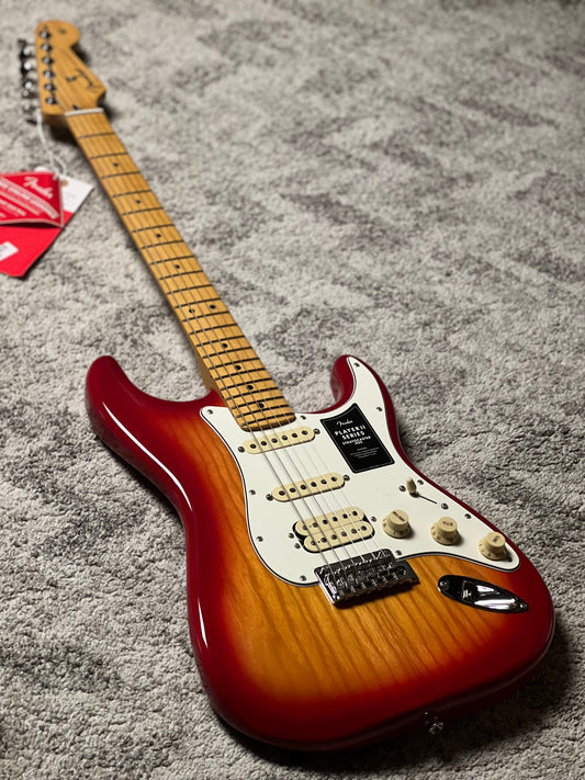 Fender Player II Stratocaster HSS Electric Guitar With Maple FB In Aged Cherry Burst