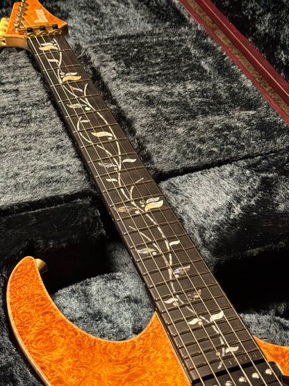 Ibanez Japan Custom Shop Visions IV1RG with Ebony FB in Amber I25306