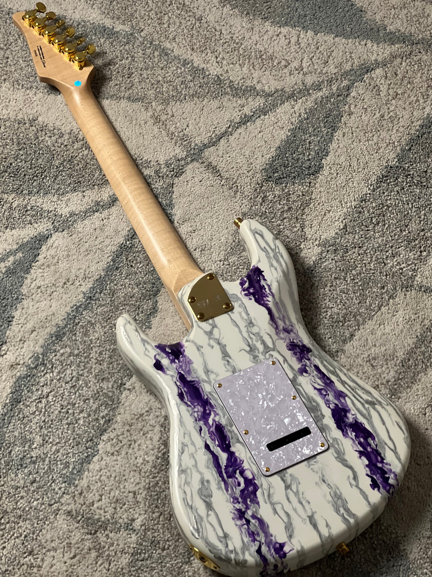 SLX X Dhatarattha Custom DST in Amethyst Shmear with Maple FB