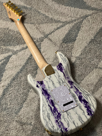 SLX X Dhatarattha Custom DST in Amethyst Shmear with Maple FB