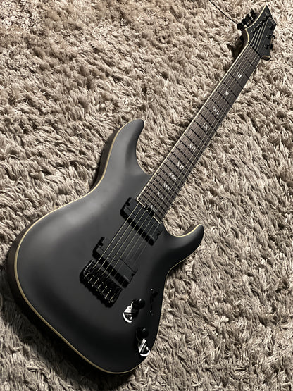 Schecter C-7 SLS Evil Twin in Satin Black