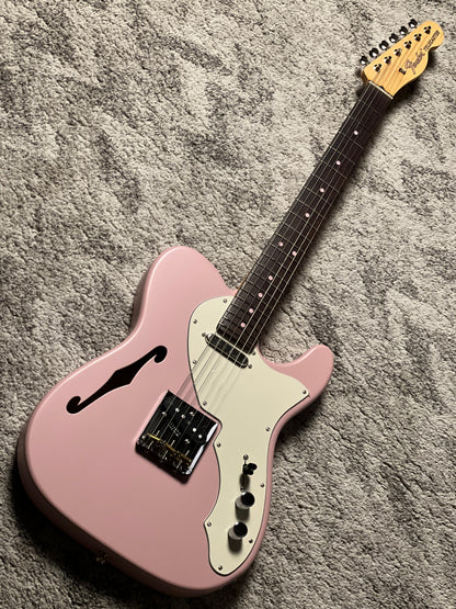 Fender MIJ Limited Kusumi Color Telecaster Thinline with RW FB In Kusumi Pink JD24020695