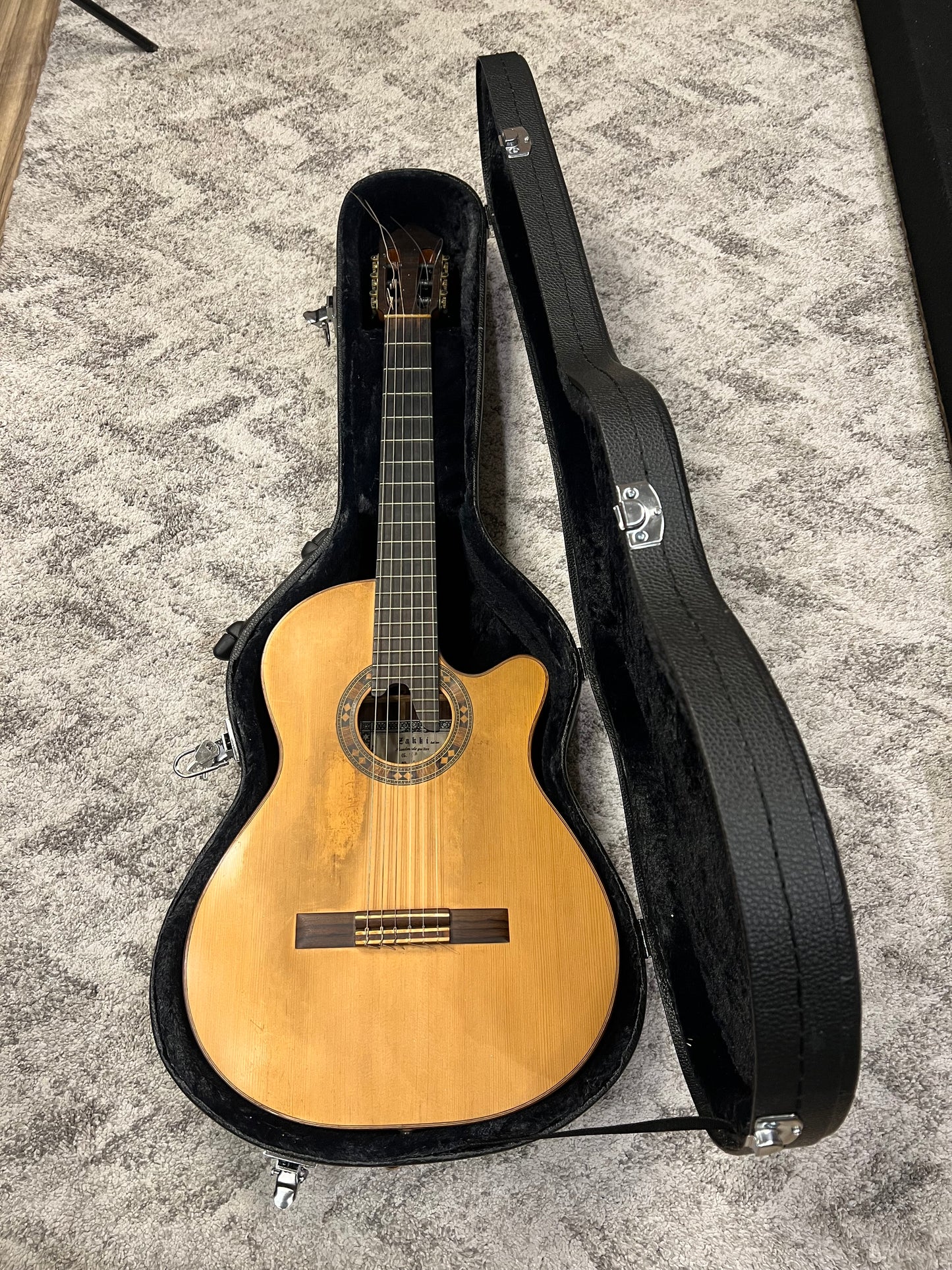 MOD Case Classical Nylon Guitar Wooden Case in Black