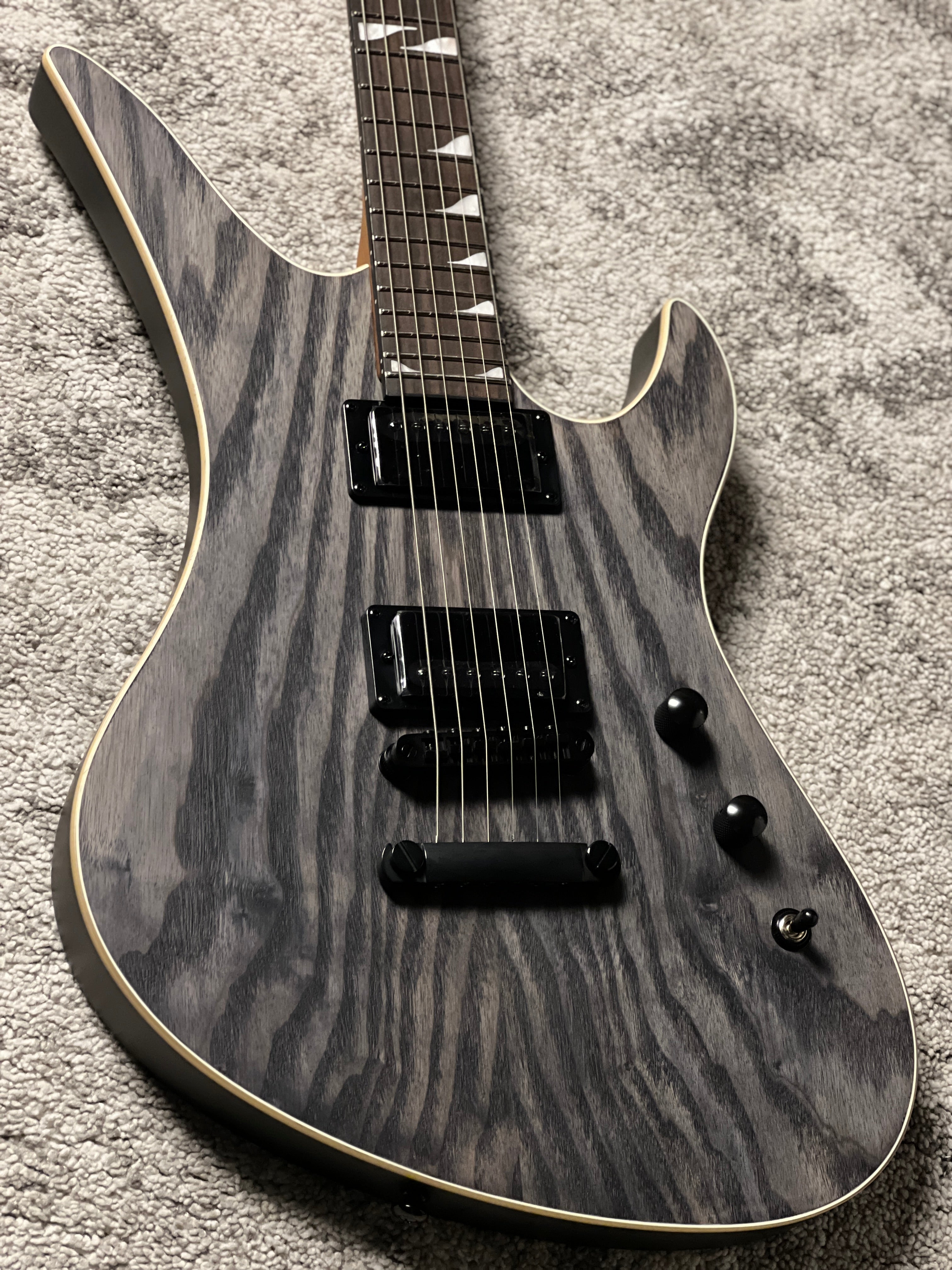 Schecter Avenger Standard in Charcoal Satin – nafiriguitar.com