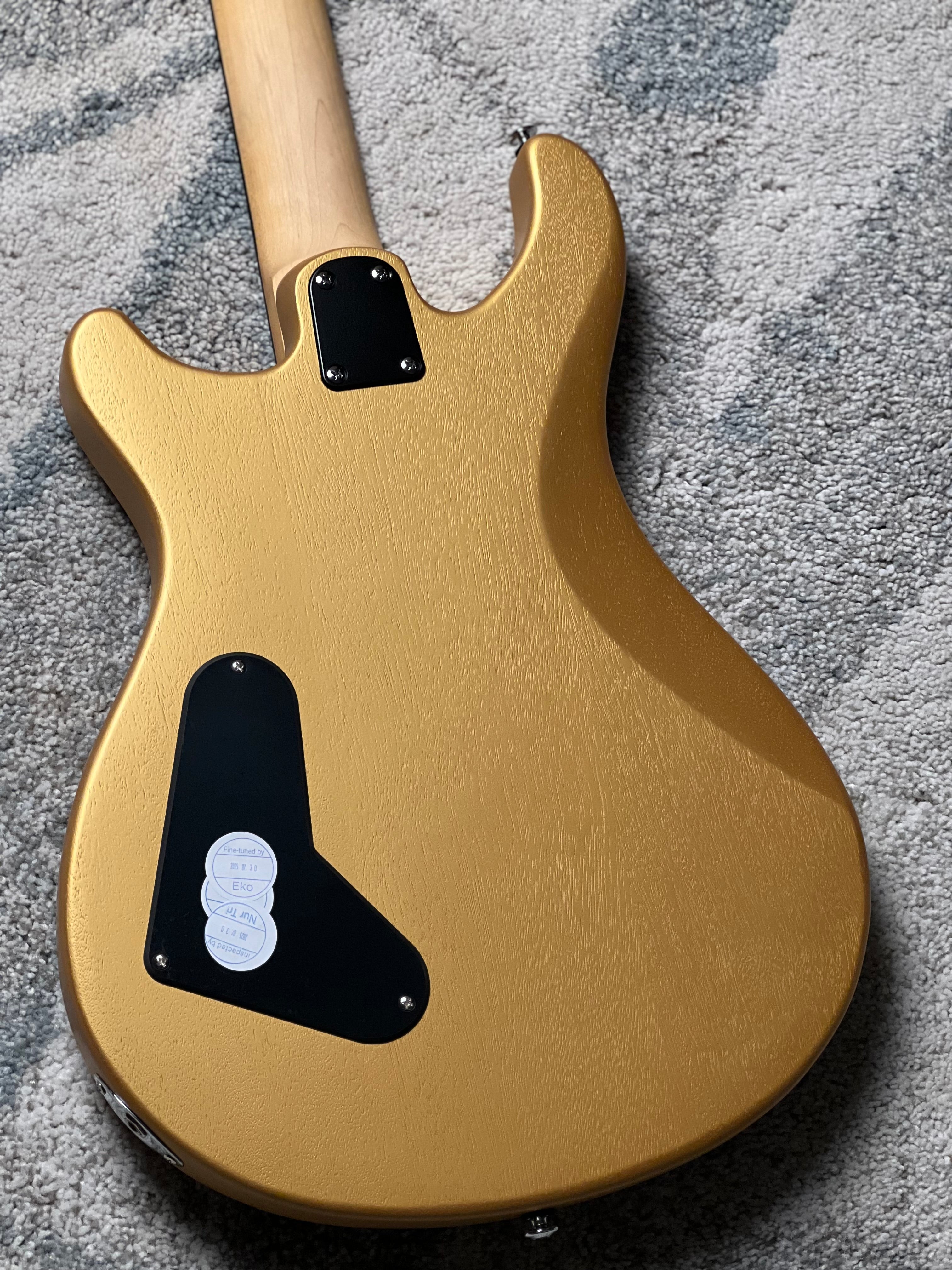 PRS SE CE 24 Standard Satin Stoptail in Satin Metallic Gold