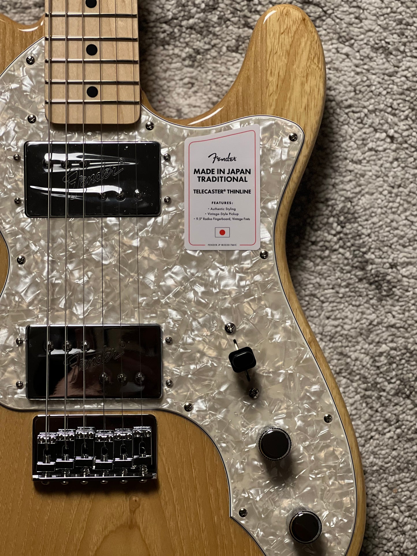 Fender Japan Traditional II 70s Telecaster Thinline with Maple FB in Natural JD24024305
