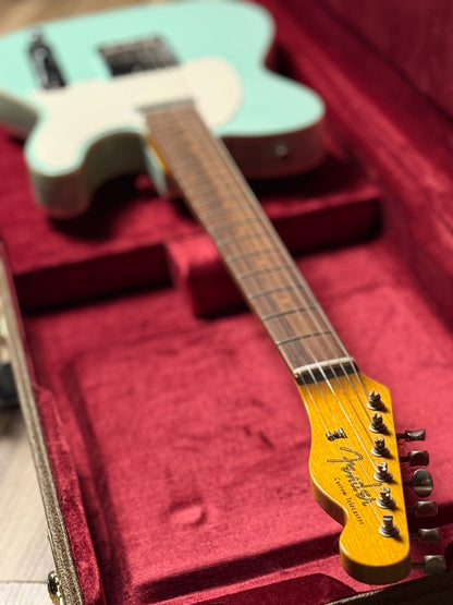 Fender Custom Shop 59 Vintage Custom Telecaster in Aged Surf Green R127325