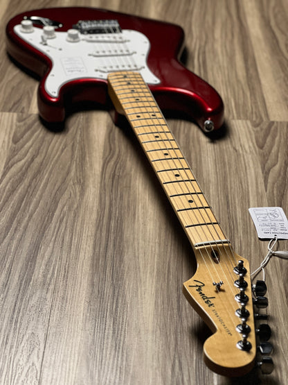 Fender Standard Stratocaster w/White Pickguard, Maple FB in Candy Cola