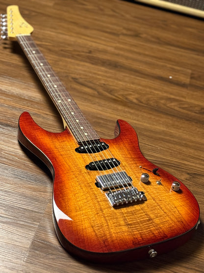 Fujigen FGN Odyssey Series J Standard JOS2-DU-EW2-R/KNB in Koa Natural Burst B240268