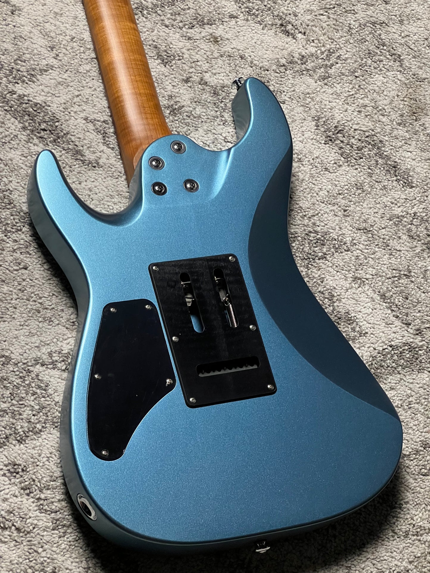 Soloking MS-1 Custom 24 HSS Flat Top ใน Satin Blue Matte Nafiri Special Run 