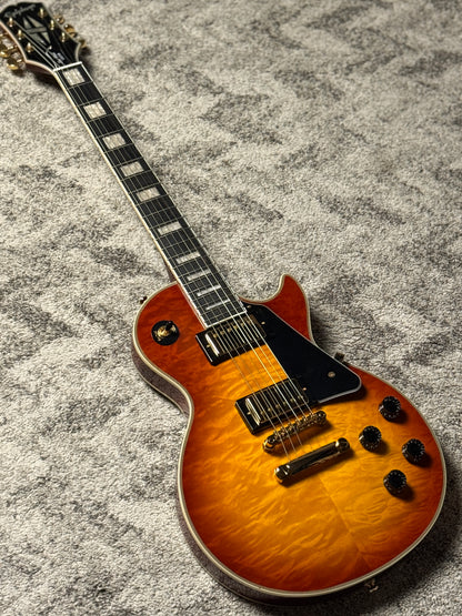 Epiphone Les Paul Custom Quilt in Iced Tea Burst