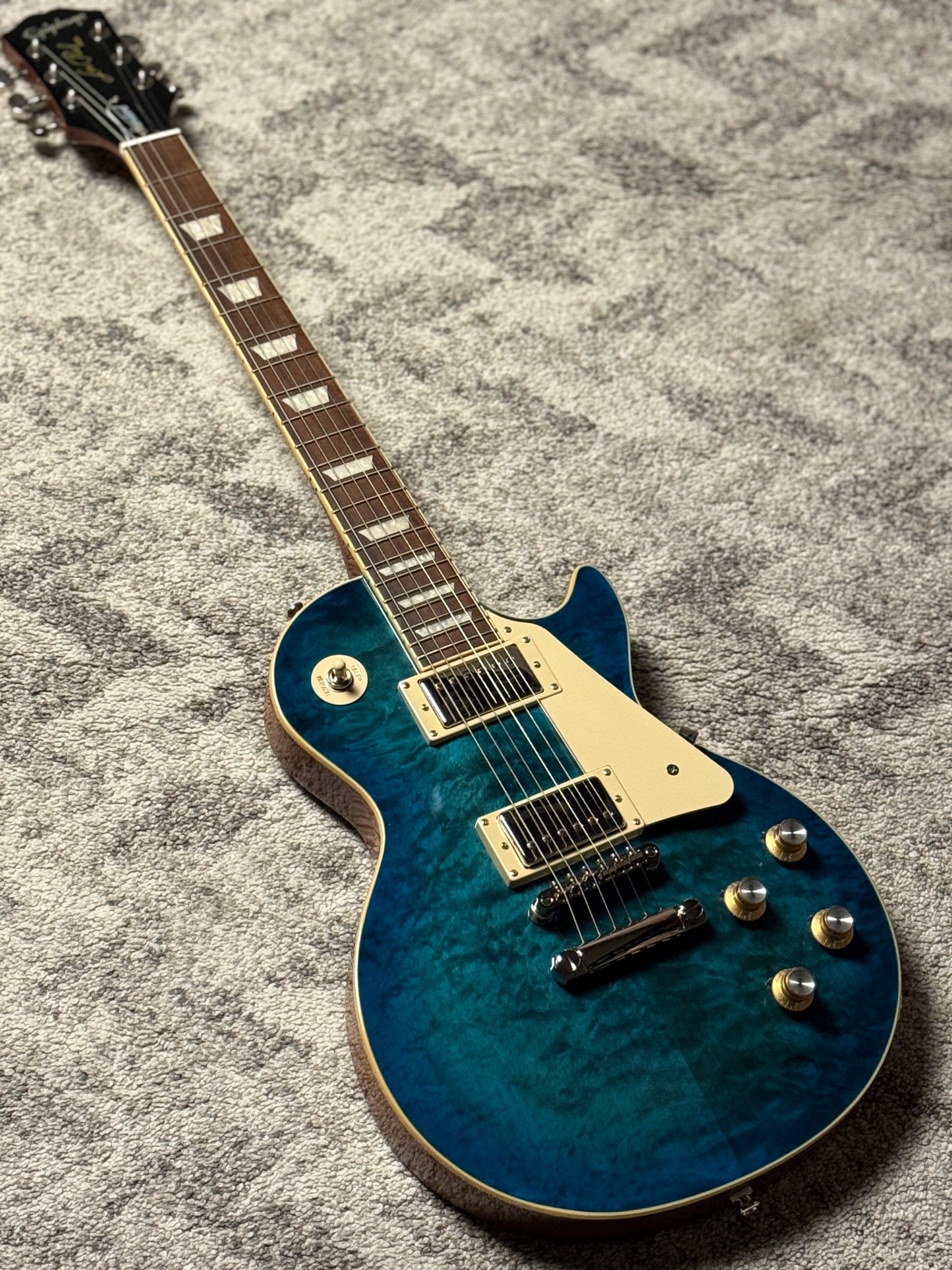 Epiphone Les Paul Standard '60s Quilt in Ocean Water Perimeter