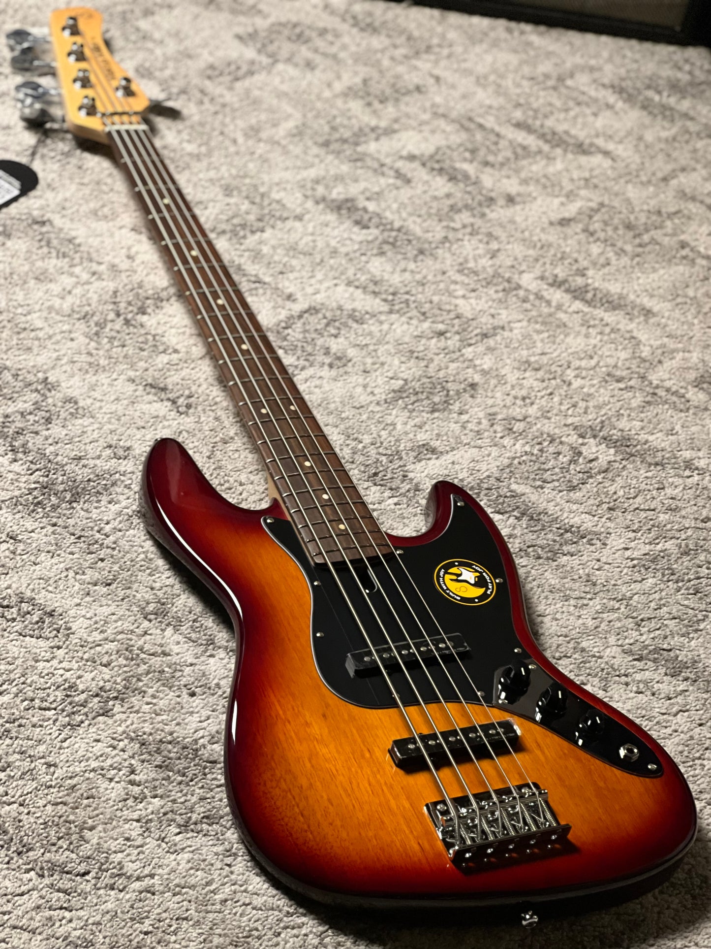 Sire Marcus Miller V3P Passive 5-String Bass Guitar in Tobacco Satin