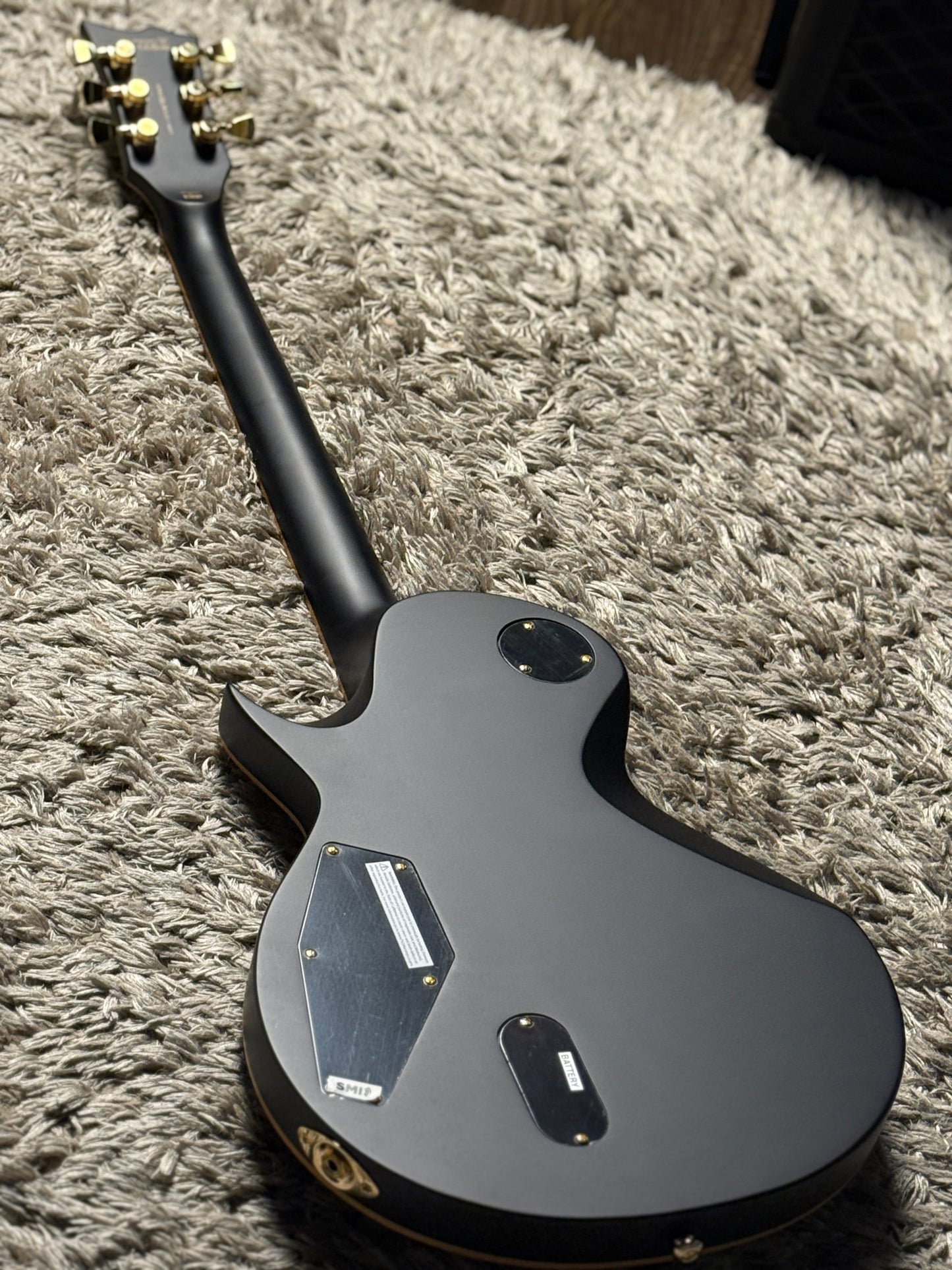 ESP LTD Deluxe EC-1000 with EMG in Vintage Black W25011897