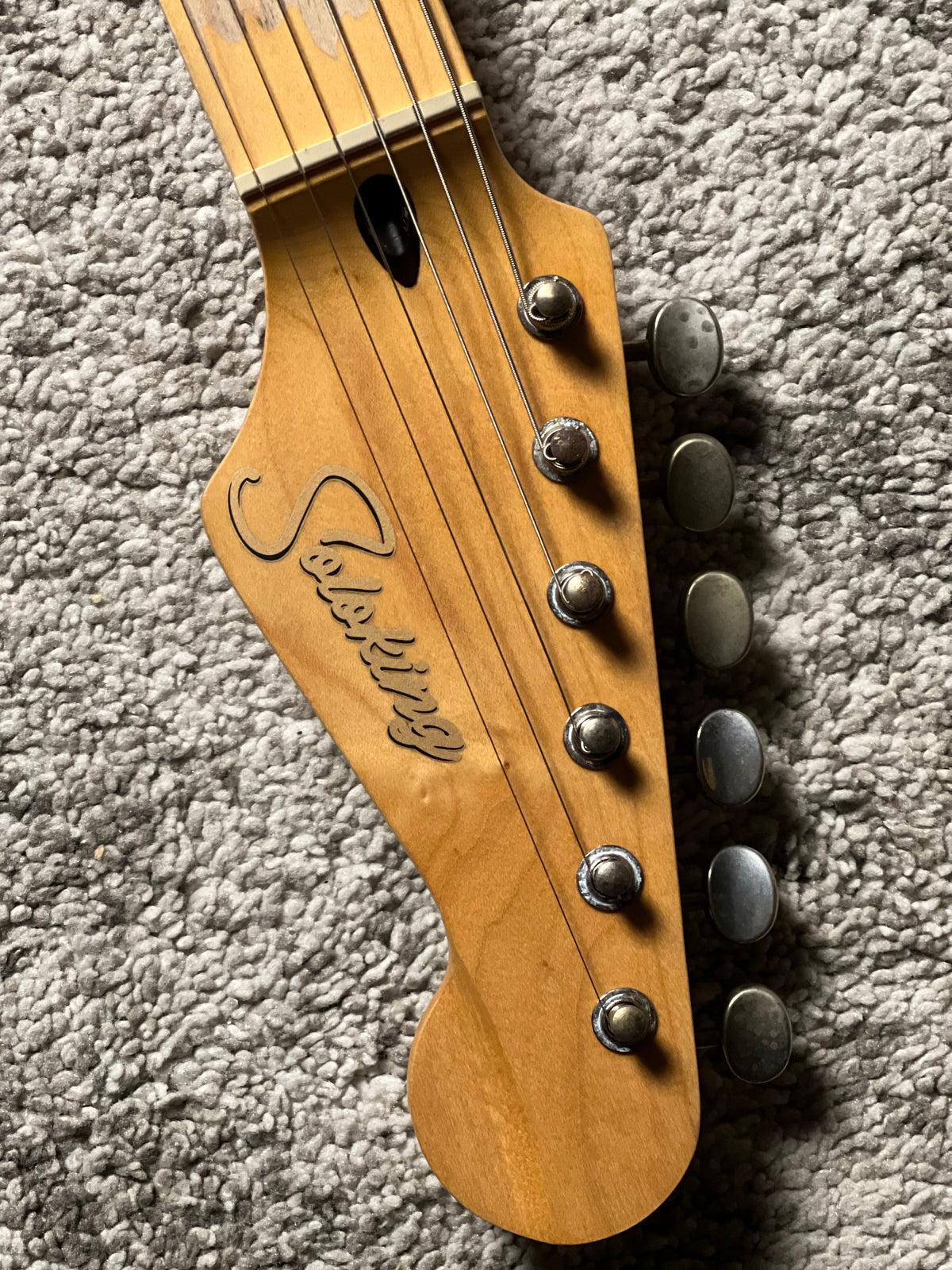 Soloking MS-1 Tribute 50s SSS Relic with Maple FB in Black